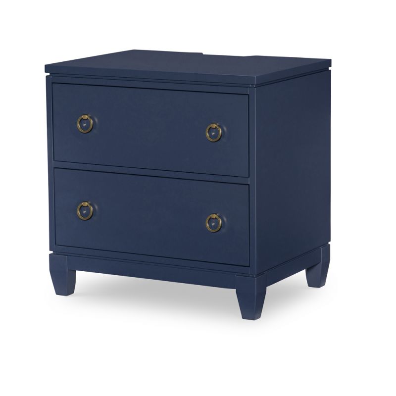 Legacy Classic Furniture - Summerland Inkwell Night Stand Blue Finish - 1162-3300