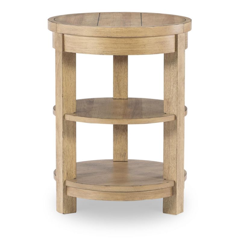 Legacy Classic Furniture - Trisha Yearwood Today's Traditions Round Chairside Table in Natural Hickory - TY656-810