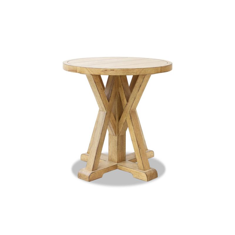 Legacy Classic Furniture - Trisha Yearwood Today's Traditions Round End Table in Natural Hickory - TY656-808