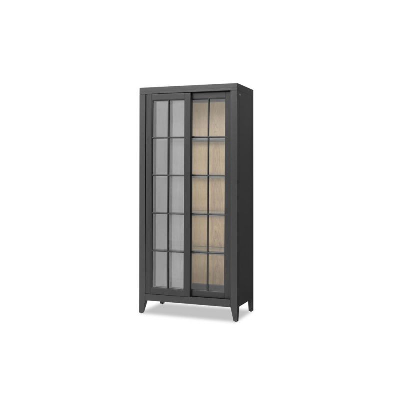 Legacy Classic Furniture - Trisha Yearwood Today's Traditions Sliding Door Display Cabinet in Blacksmith - TY657-892