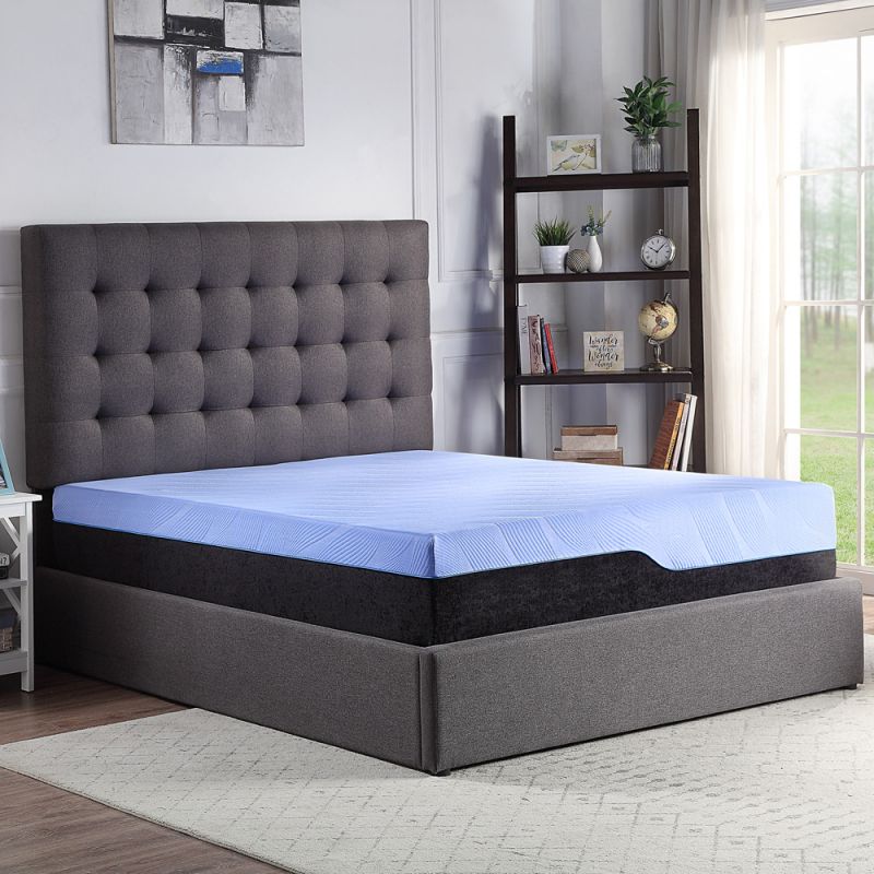 Legends Furniture - Bridgevine Home 12 in. Adult King Size5-Layer Latex Foam and Coil Hybrid Mattress - AX-RMFL-120KG