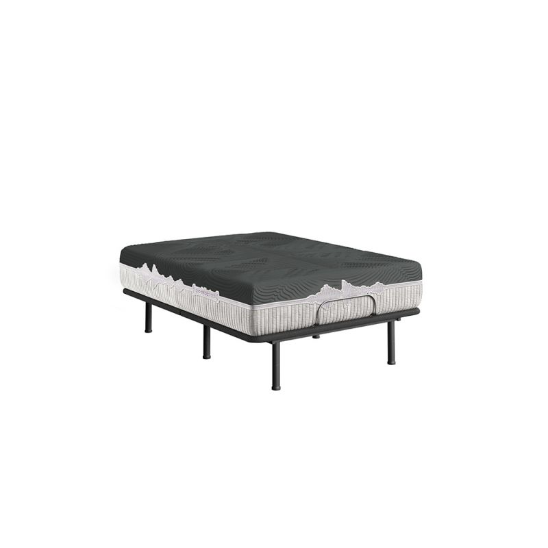 Legends Furniture - GoodVibeSleep Ease Mattress and Adjustable Base Comfort Ensemble, Queen Size - ZGVS-ADJ-AFGVES-QN