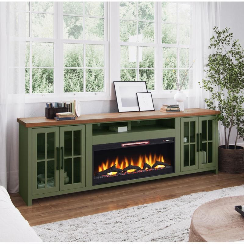 Legends Furniture - Vineyard Super Fireplace Console - VY5410.SFL