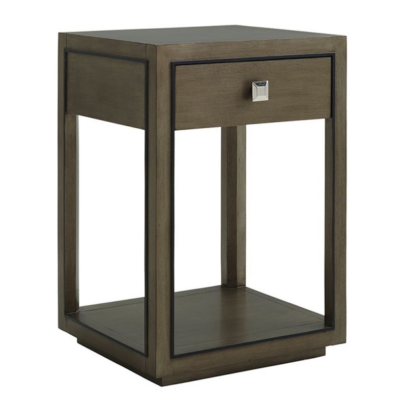 Lexington - Ariana Margaux One Drawer Night Table In Rich Gray Finish - 01-0732-622