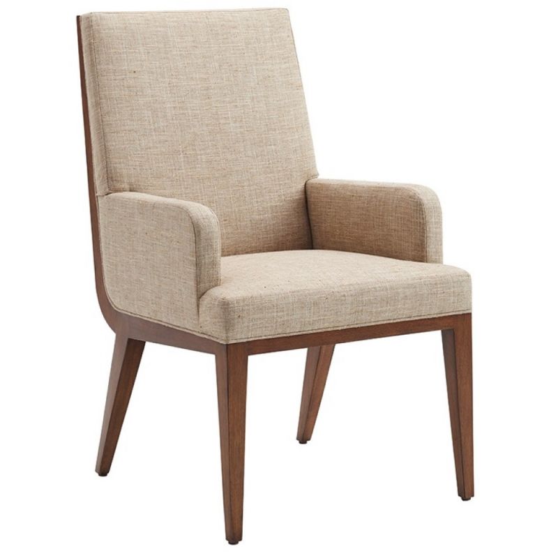 Lexington - Kitano Marino Upholstered Arm Chair Beige - 01-0734-881-01