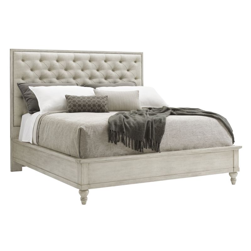 California King Tufted Upholstered Bed, Safavieh Rustic Tufted Upholstered Headboard