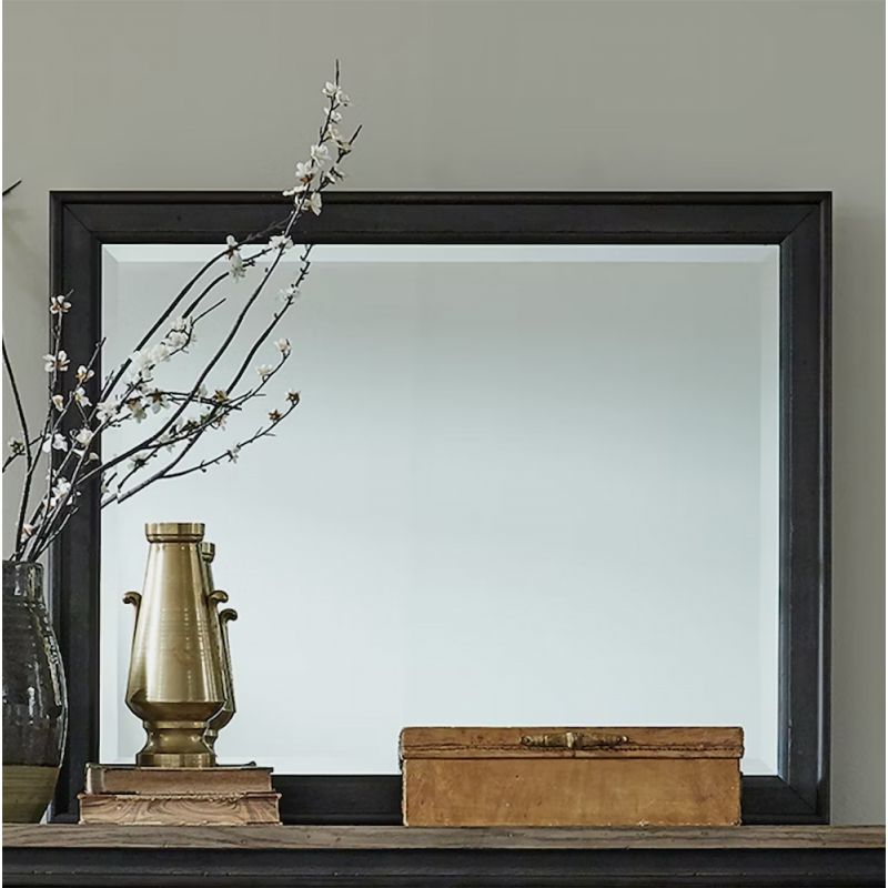 Liberty Furniture - Americana Farmhouse Landscape Mirror - Black - 615-BR51-B