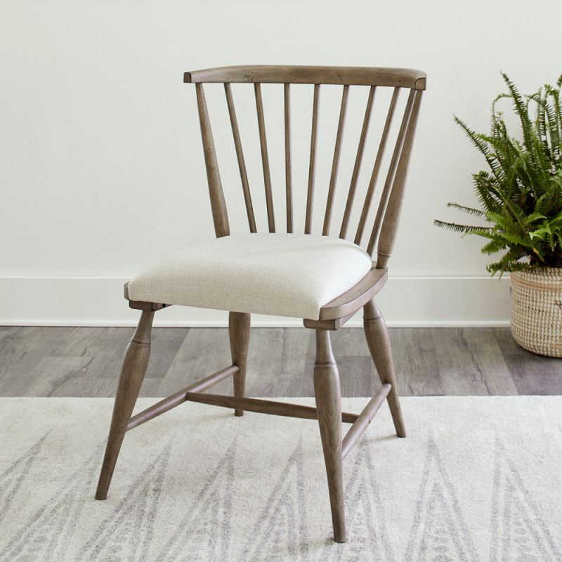 Liberty Furniture - Americana Farmhouse Uph Seat Windsor Chair (RTA) - 615-C1001S