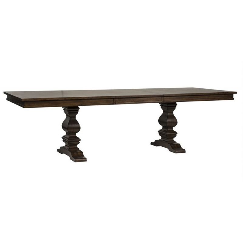 Liberty Furniture - Armand Trestle Table - Antique Brownstone Finish - 242-DR-TRS