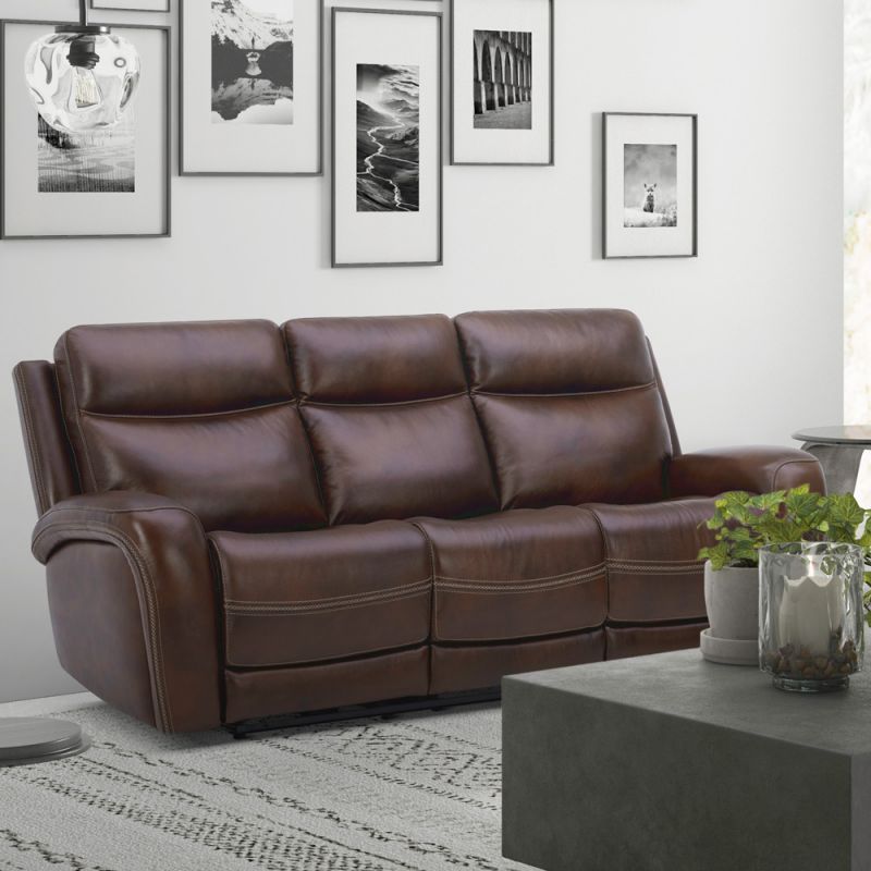 Liberty Furniture - Blair Sofa P2 & ZG Cognac - 7005CG-32P