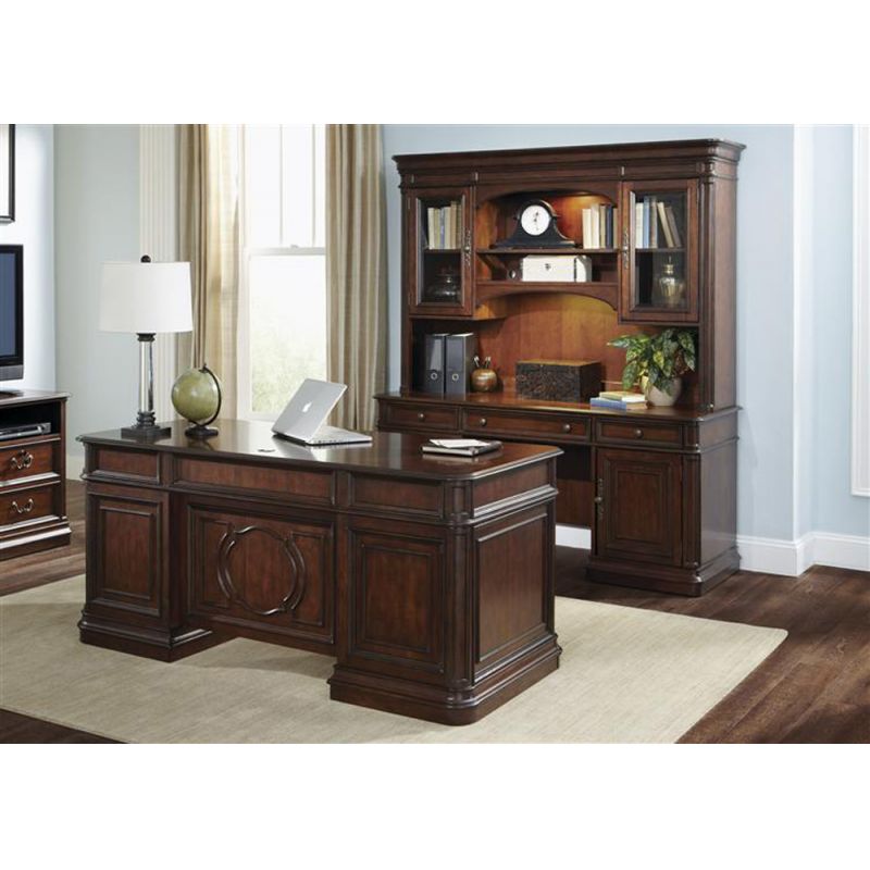 Liberty Furniture - Brayton Manor 5 Piece Jr Executive Desk Set - 273-HOJ-5JES