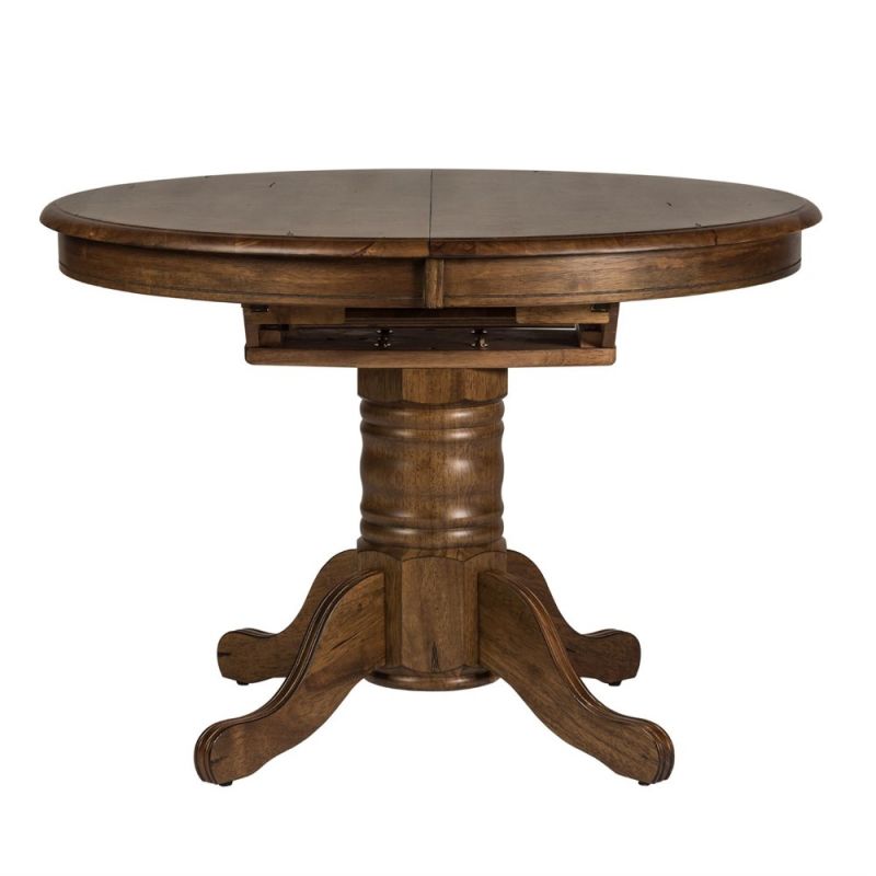 Liberty Furniture - Carolina Crossing Oval Pedestal Table - 186-P4257_186-T4257