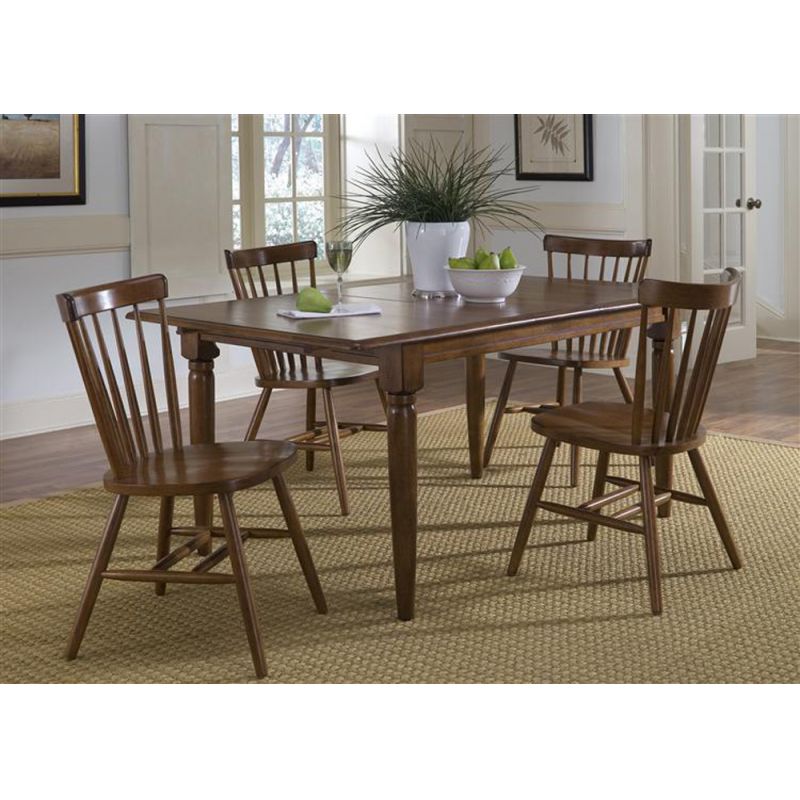 Liberty Furniture - Creations II 5 Piece Butterfly Leaf Table Set - 38-CD-5BLS