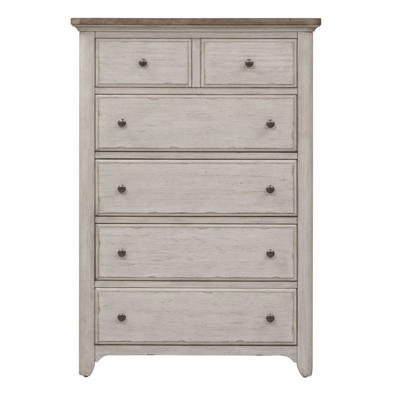 Liberty Furniture - Farmhouse Reimagined 5 Drawer Chest - 652-BR41