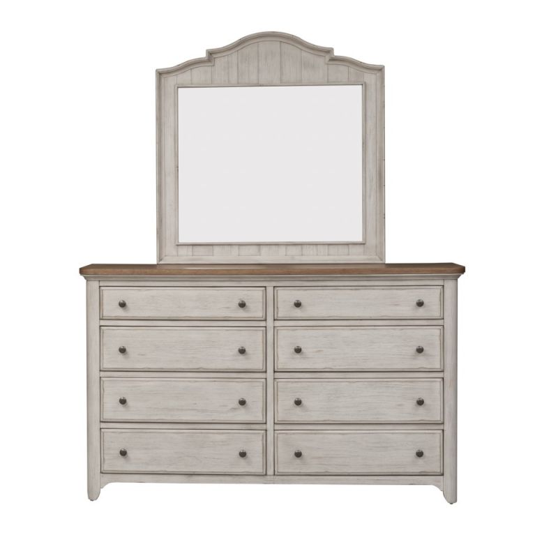 Liberty Furniture - Farmhouse Reimagined Dresser & Mirror - 652-BR-DM