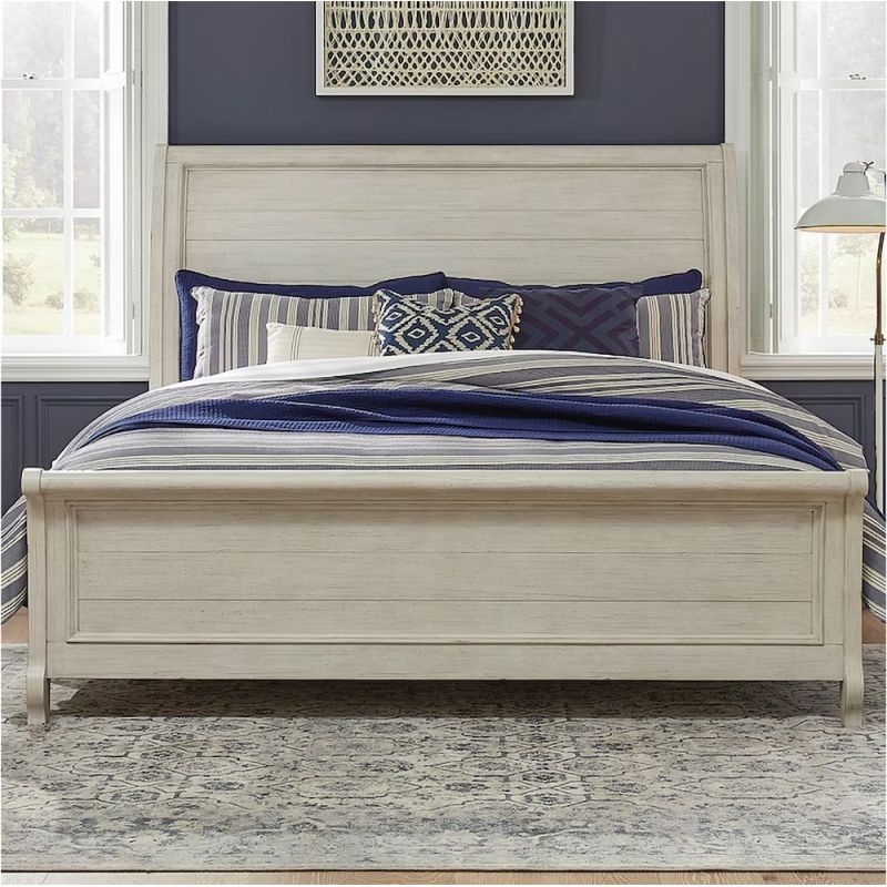 Liberty Furniture - Farmhouse Reimagined King Sleigh Bed  - 652-BR-KSL_CLOSEOUT