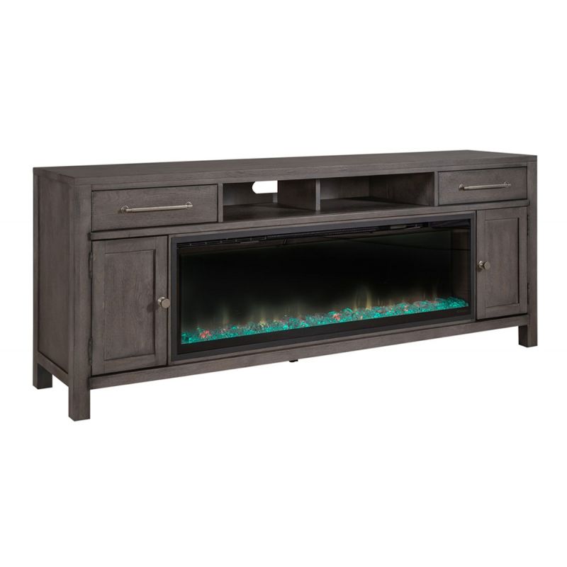 Liberty Furniture - Fireplace TV Consoles 78 Inch Fireplace TV Console - FIRE-406-TV78F