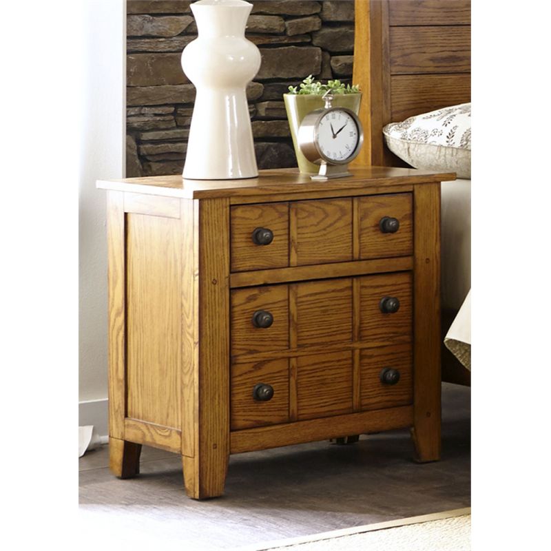 Liberty Furniture - Grandpas Cabin Drawer Night Stand - 175-BR61
