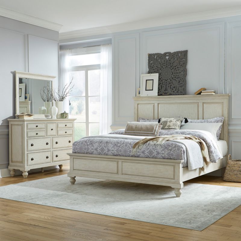 Liberty Furniture - High Country Queen Panel Bed, Dresser & Mirror  - 697-BR-QPBDM