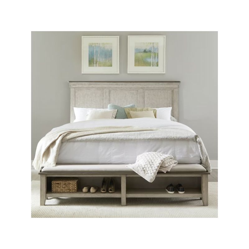 Liberty Furniture - Ivy Hollow Queen Storage Bed  - 457-BR-QSB