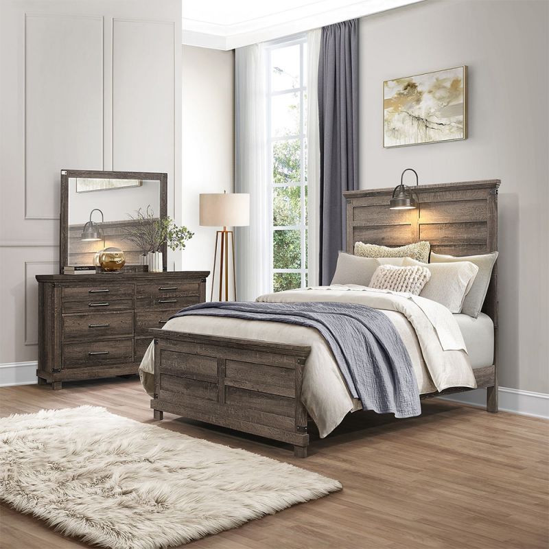 Liberty Furniture - Lakeside Haven Full Panel Bed, Dresser & Mirror  - 903-BR-FPBDM