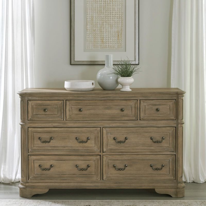 Liberty Furniture - Magnolia Manor 7 Drawer Dresser - 244N-BR31