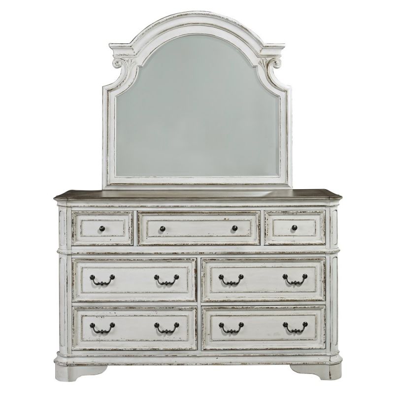 Liberty Furniture - Magnolia Manor Dresser & Mirror - 244-BR-DM