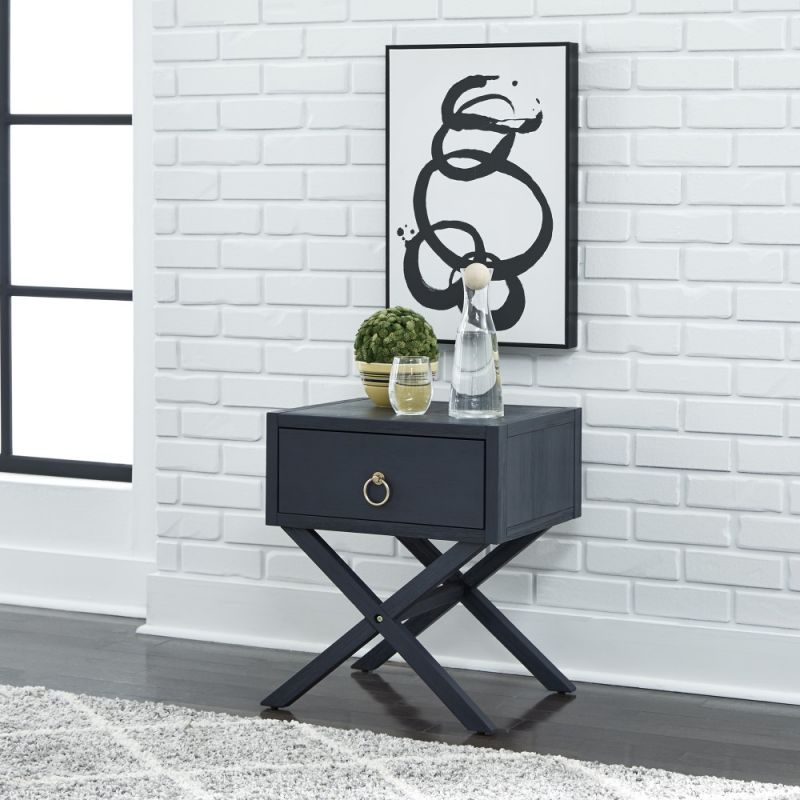 Liberty Furniture - Midnight 1 Drawer Accent Table - 2030-AT1922