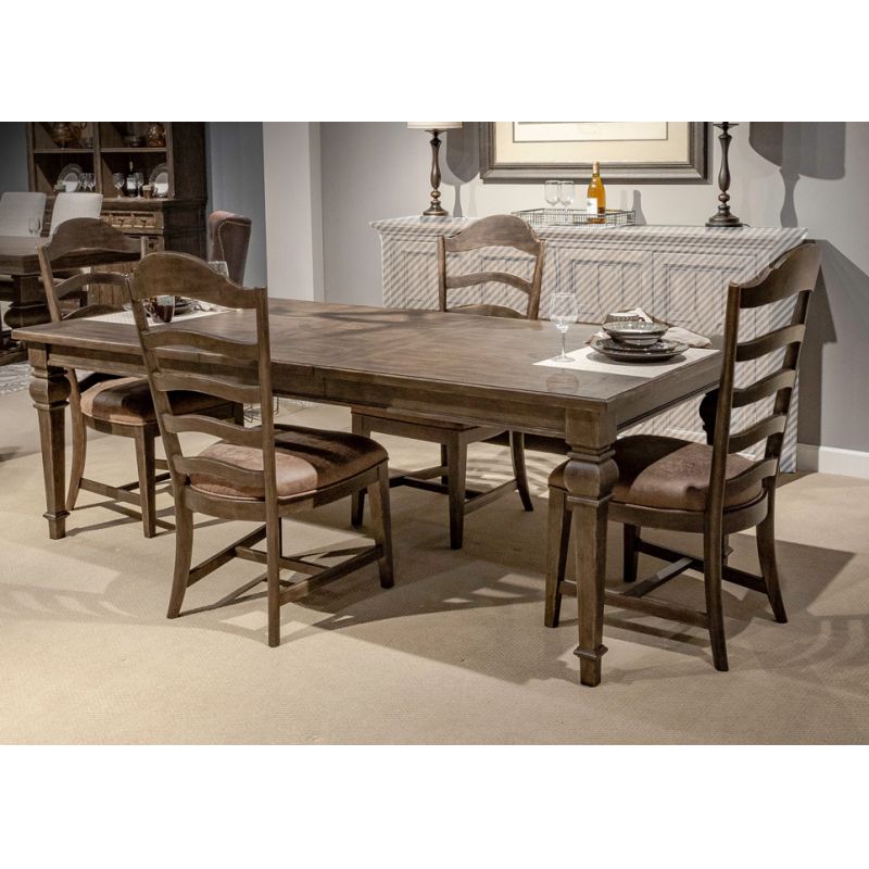 Liberty Furniture - Paradise Valley 5 Piece Rectangular Table Set  - 297-DR-5RLS