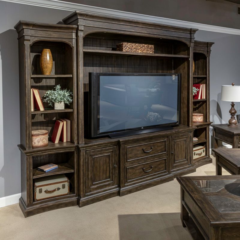 Liberty Furniture - Paradise Valley Entertainment Center with Piers  - 297-ENT-ECP