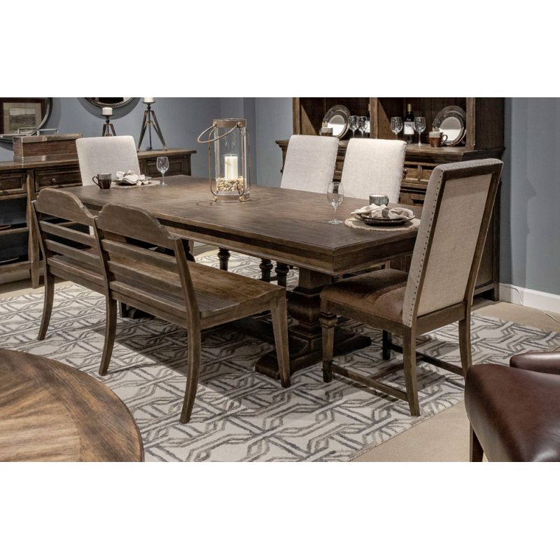 Liberty Furniture - Paradise Valley Opt 6 Piece Trestle Table Set  - 297-DR-O6TRS