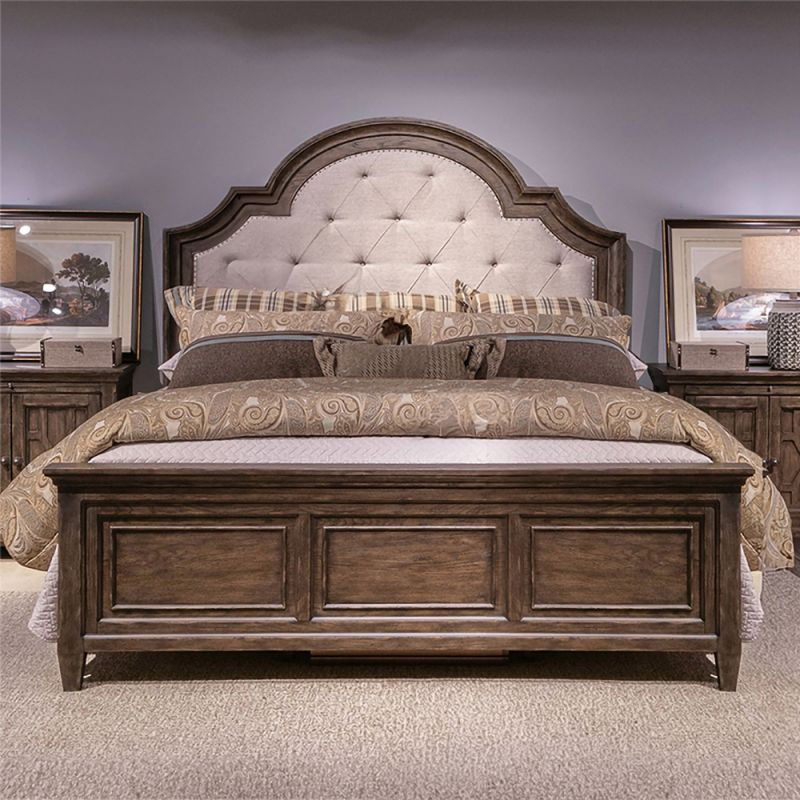 Liberty Furniture - Paradise Valley Queen Upholstered Bed  - 297-BR-QUB