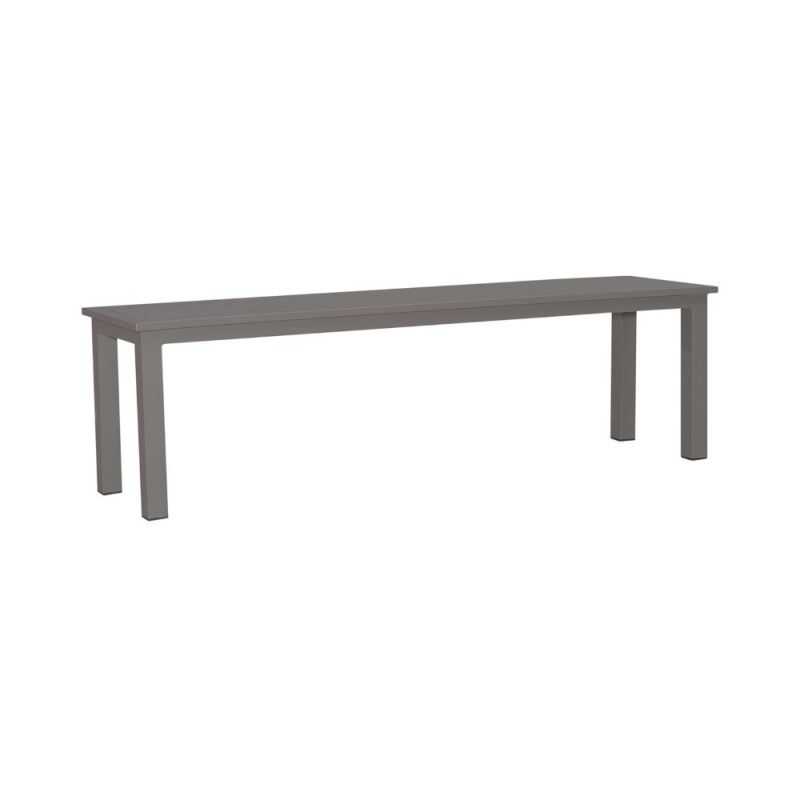 Liberty Furniture - Plantation Key - Outdoor Dining Bench - Granite - 3001-OB9001B-GT