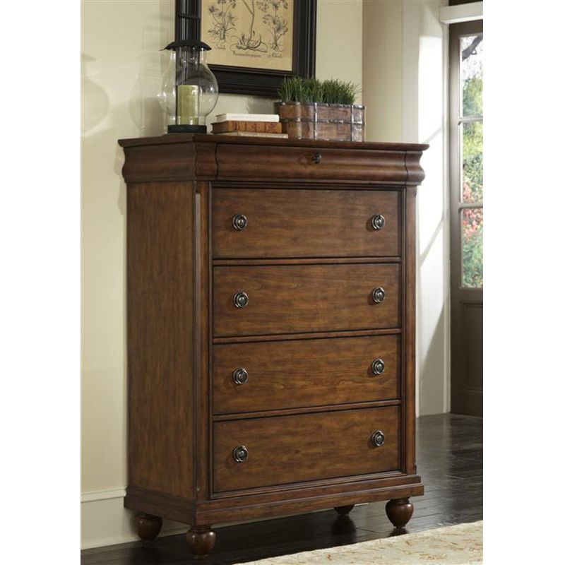 Liberty Furniture - Rustic Traditions 5 Drawer Chest - 589-BR41