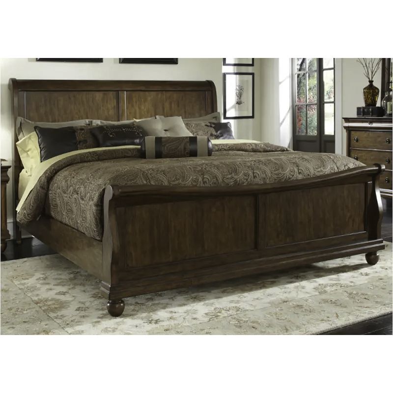 Liberty Furniture - Rustic Traditions California King Sleigh Bed  - 589-BR-KCS