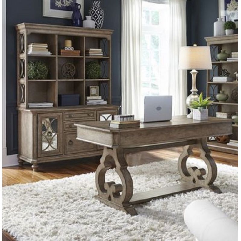 Liberty Furniture - Simply Elegant 3 Piece Desk & Hutch Set - 412-HOJ-3DH