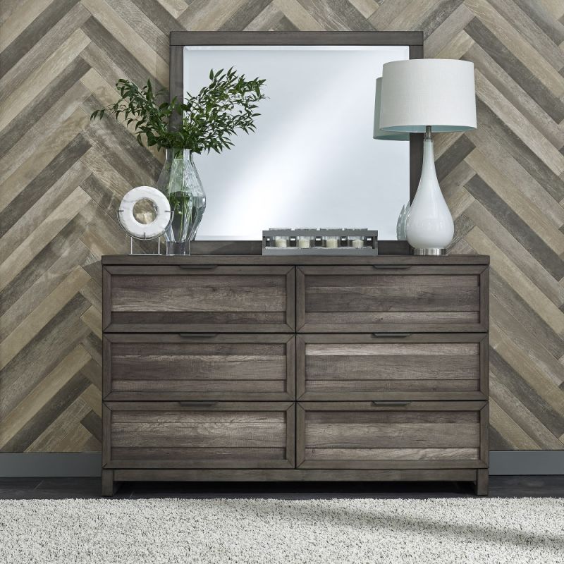 Liberty Furniture - Tanners Creek Dresser & Mirror - 686-BR-DM