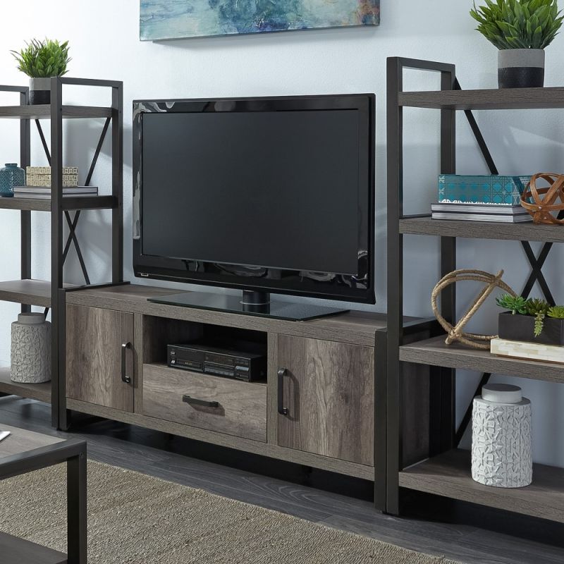 Liberty Furniture - Tanners Creek Entertainment Center with Piers - 686-ENTW-ECP