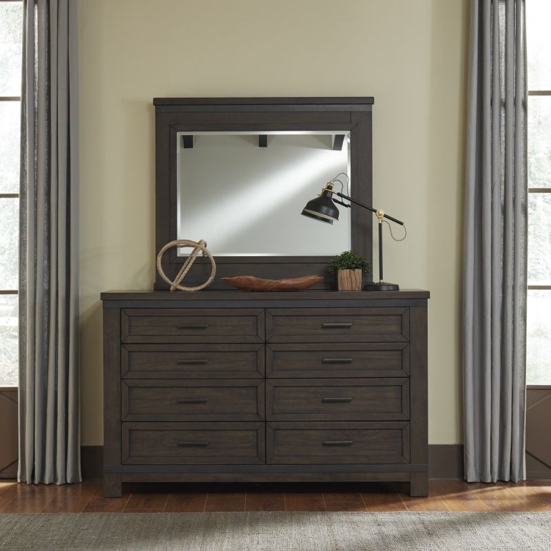Liberty Furniture - Thornwood Hills Dresser & Mirror - 759-BR-DM