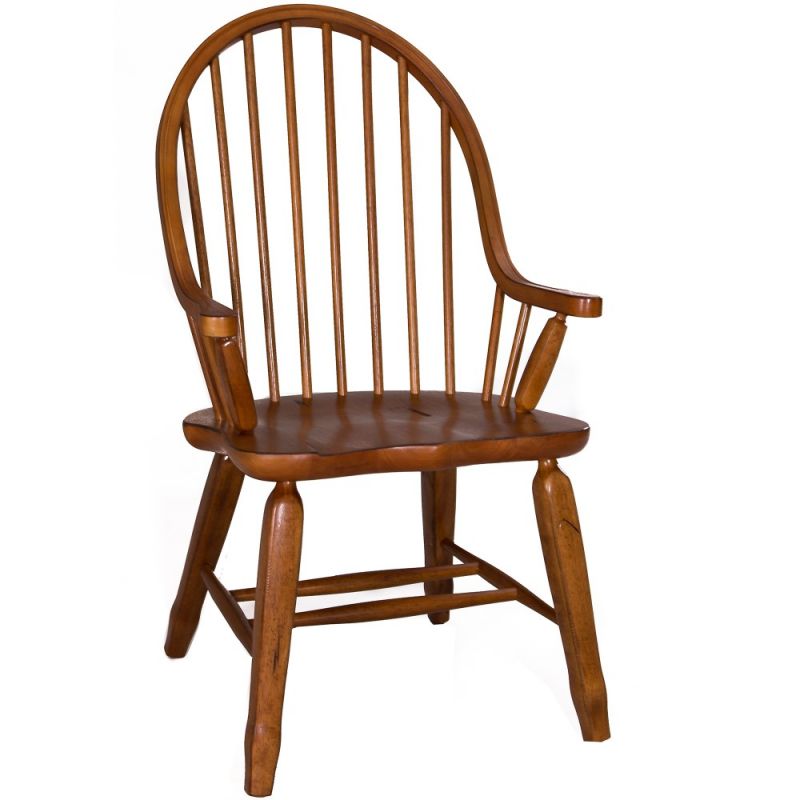 Liberty Furniture - Treasures Bow Back Arm Chair - Oak - 17-C2051