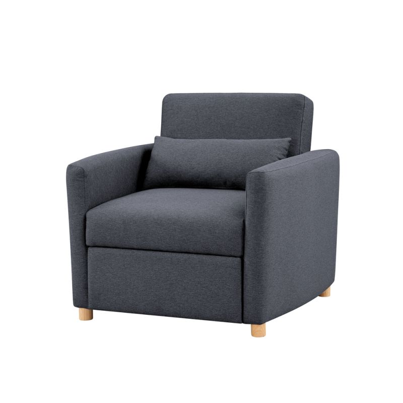 Serta - Anja Convertible Chair, Navy by Lifestyle Solutions - 111A007NVY