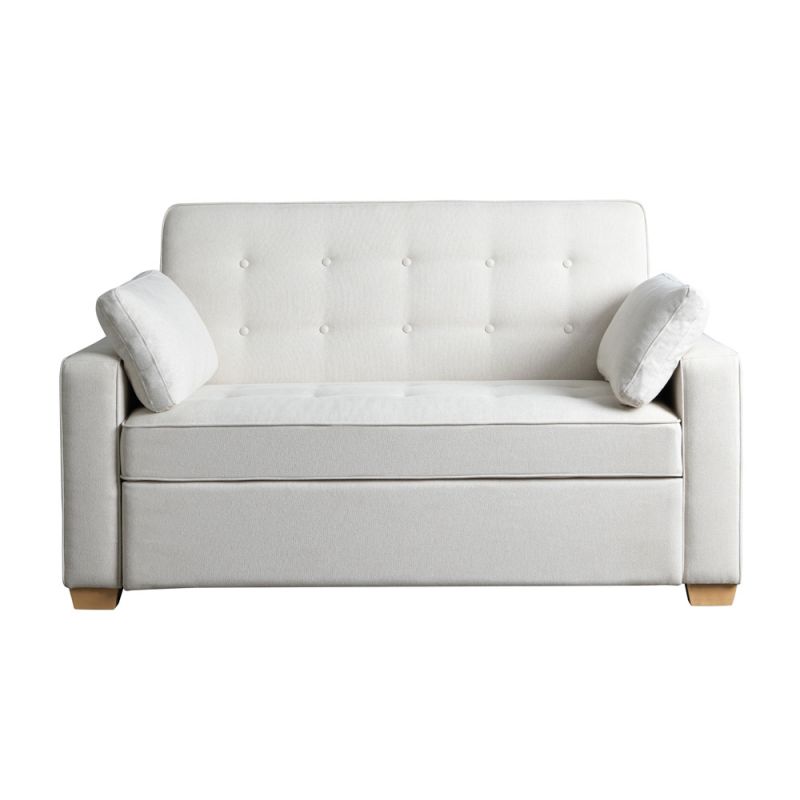Serta by Lifestyle Solutions - Gentry Queen Convertible Sofa, Oyster - SA-AGS-QS3-OYS