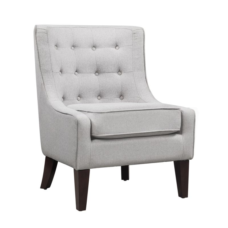 Lifestyle Solutions - Leon Accent Chair, Light Grey - 171A036LTG