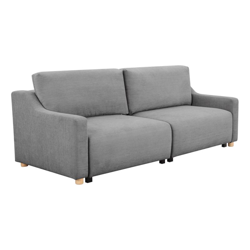 Serta - Louis Convertible Sofa, Grey by Lifestyle Solutions - 113A009GRY