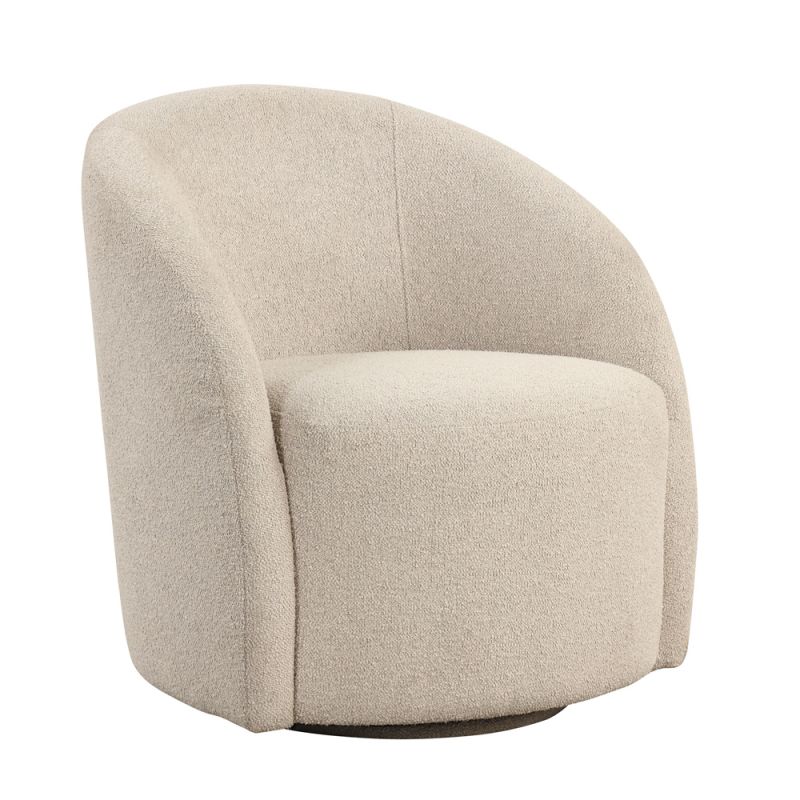 Lifestyle Solutions - Magnus Swivel Accent Chair, Khaki - 171A002GRY
