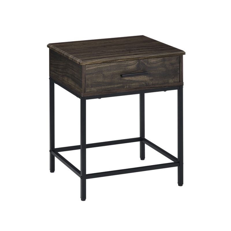 Lilola Home - Cliff MDF Brown End Table  - 98043