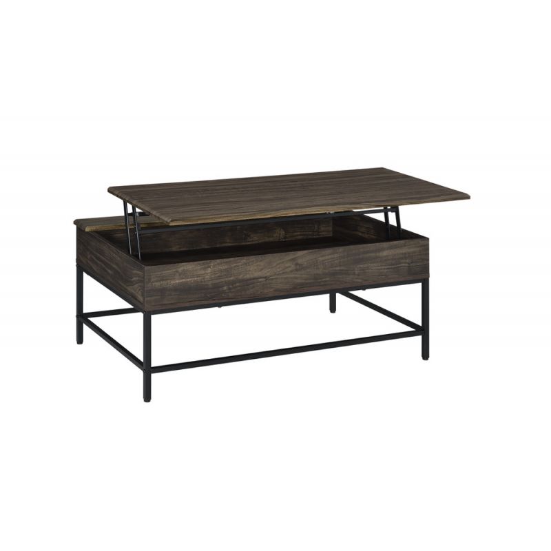 Lilola Home - Cliff MDF Brown Lift Top Coffee Table  - 98042