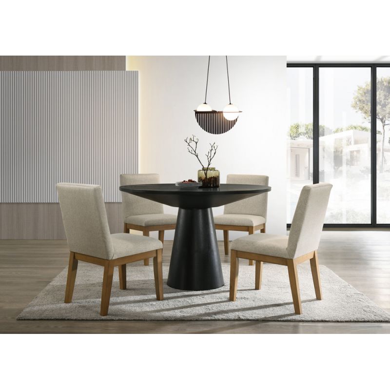 Lilola Home - Jasper Ebony Black 5 Piece 47