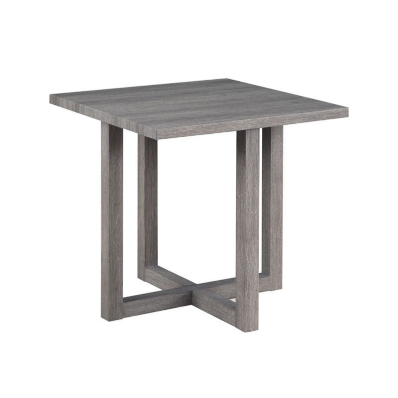 Lilola Home - Moseberg Distressed Gray End Table - 98012