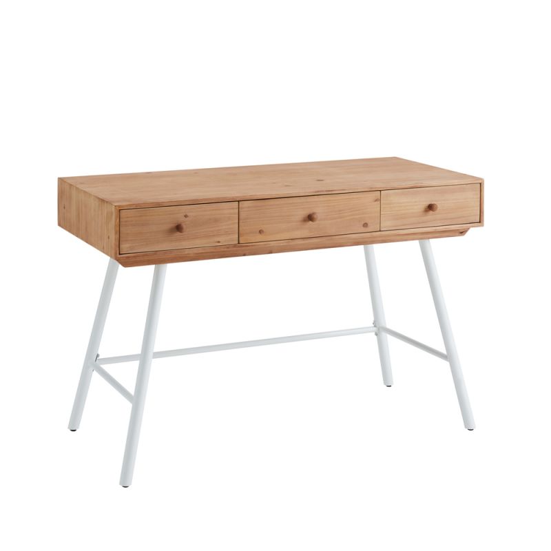 Linon Home Decor - Cailan 3 Drawer Desk White - DK103WHT01U